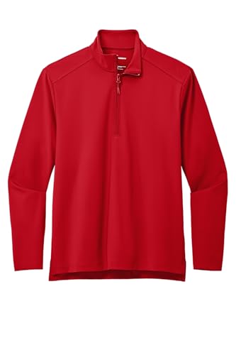 Port Authority Men's Carbon-Free Double-Knit Quarter-Zip Pullover2