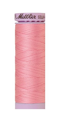 Hilo de algodón Mettler Silk-Finish 150m Rosa miniatura 1