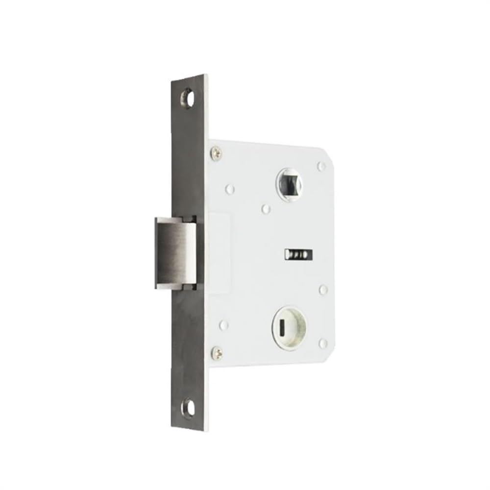 Serratura Porta 45 * 57 corpo serratura a linguetta singola, molla pesante, grande in acciaio inossidabile a obliqua, bagno, accessori