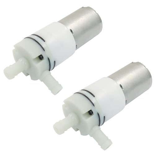 Bivethoi 2 Pack DC 12V 300mA 1.2LPM Micro Self Priming Diaphragm Water Pump for Coffee Machine & Water Dispenser