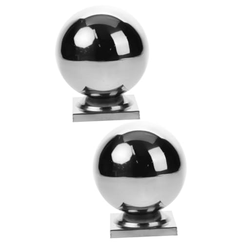 Bola inoxidable para barandillas y cubierta Gadpiparty de 2 piezas para escaleras