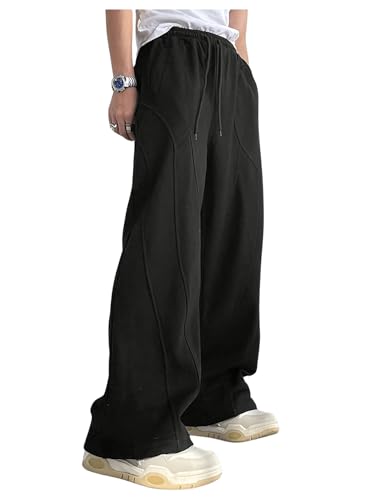 Amazon.com: GORGLITTER Men's Wide Leg Sweatpants Baggy Oversized