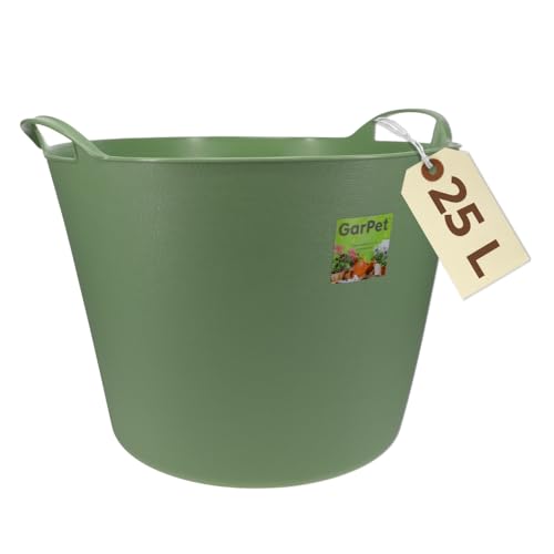GarPet Flexibler Eimer Trog Flexbag Tubtrug Flex Bag Kunststoff Futter Eimer Flexi Trog (25 L) GarPet Flexibler Eimer Trog Flexbag Tubtrug Flex Bag Kunststoff Futter Eimer Flexi Trog (25 L)