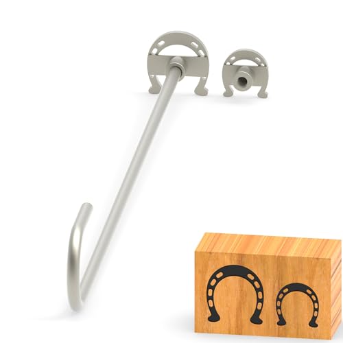 PKPKAUT 2Pcs Mini 3/4" & 1" Branding Irons, Horseshoe Custom Wood Branding Iron Personalized for Wood Working, Leather Hats, Felt, Cowhide, BBQ & Bread Logo, Steak Branding Iron for ...