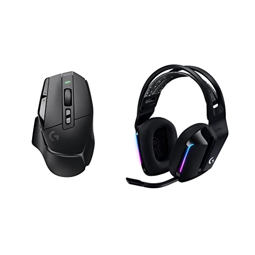 Image of Logitech G502 X Lightspeed Wireless Gaming Mouse + G733 Lightspeed Wireless Gaming Headset - Black