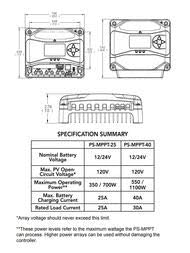 Image of Morningstar ProStar 40A MPPT Solar Charge Controller, Panel Regulator