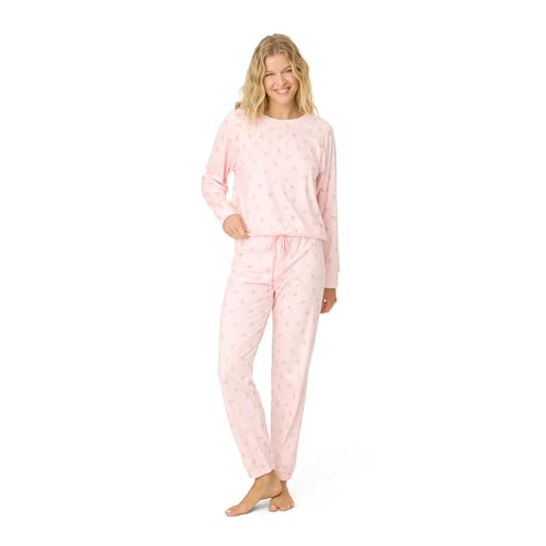 Image of PJ Salvage Women's [Amazon Exclusive] Cloud Jersey Jogger Pajama 2-piece Pj Set