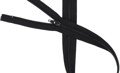 Fermeture éclair YKK nylon léger sépare facilement veste blouson noir 2pcs