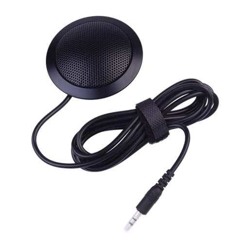 IWOWHERO 360Degree Omnidirectional Conference Microphone for Computer Compact Portable Mic with Noise Reduction for Meetings Video Chats and Gaming Durable Design Pickup