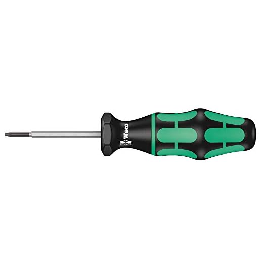WERA 05027930001 Kraftform 300 TX Torque-Indicator Torx Screwdriver, TX6 Head, 65mm Blade Length