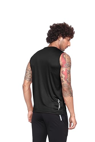 Image of Big Button Mens Quick Dry Sports Cut Sleeves Sports Tshirts Tank Top