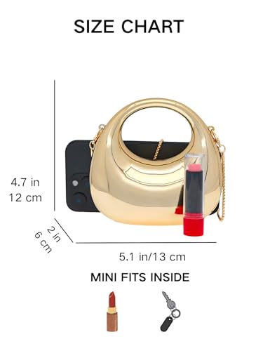 Women's Mini Crescent Acrylic Designer Luxury Bags Clutch Purse Bag Crossbody Shoulder Handbags With Chain3