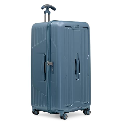 Traveler's Choice Ultimax II Polycarbonate Hardside Luggage with Spinner Wheels, Teal, 31-Inch Large Trunk