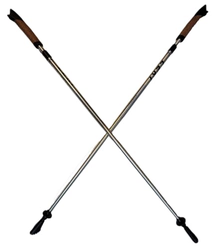 LEKI Nordic Walking Energy Titanium I Adjustable Walking Poles 100-125cm
