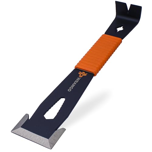 9.5 Trim Pry Bar-Patented Flat Bar Nail Puller-Wide Wing Ends