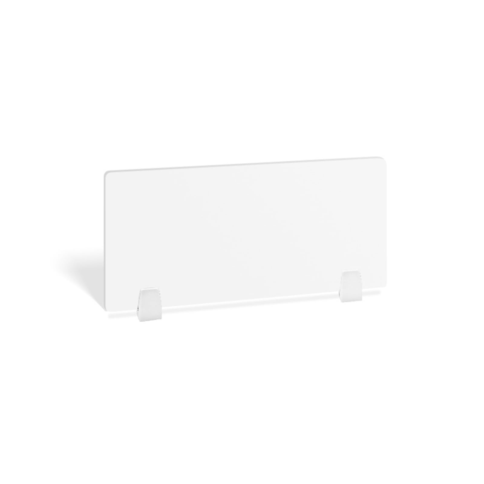 KLGFBDC Acoustic Desk Divider Panelfor Counter Sneeze Guard Sound-Absorbing Desk Partition Office Table Separator with 2 Clips for Enhanced Workspace Privacy