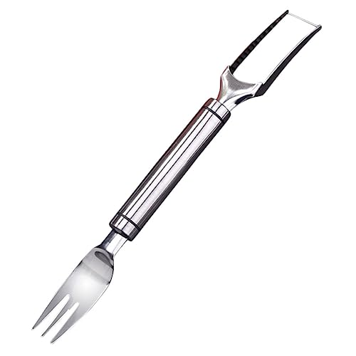 ARTSEWPLY Affettatrice Anguria in Acciaio con Forchetta Integrata Strumento Leggero e Compatto per Taglio Veloce Fette e e