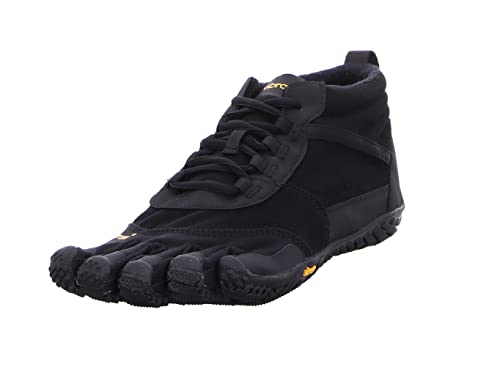 Chaussures De Randonnée Vibram V-Trek Pour Femme - Noires, Isolées - Confort Et Adhérence Optimaux