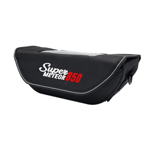 Sacoche de guidon moto étanche Super Meteor 650 bagagerie voyage et support navigation étanche 2023
