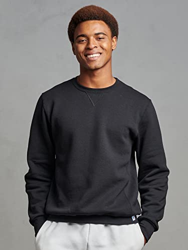 Russell Athletic Men's Dri-Power Fleece Sweatshirt, Black, Large #TOP3