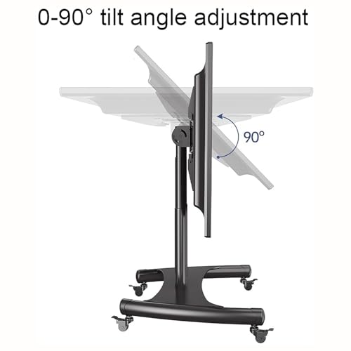 Support de sol pour téléviseur LCD avec hauteur réglable et inclinaison - 5