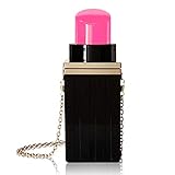 SUKUTU Acrylic Lipstick Purse Box Clutch/Patent Leather Lips Party Clutch Purses, Womens Evening...