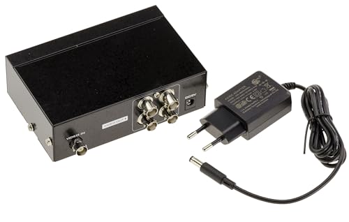 KALEA-INFORMATIQUE BNC-Videosplitter Typ Splitter, der 1 Eingangsquelle identisch auf 4 gleichzeitige Ausgänge dupliziert.