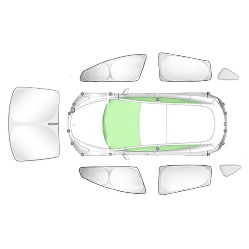 Pare-soleil Tesla Model 3 Y en tissu argent haut de gamme pour protection et intimité totale