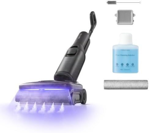 roborock F25 Steam Nass Trockensauger mit Dampf, 180 °C Dampfmopp | 80 Min Laufzeit, 25.000 Pa Staubsauger mit Wischfunktion, 95 °C Selbstreinigung, Dampfsauger für eingetrocknete