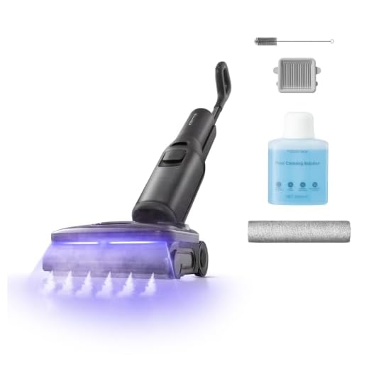 roborock F25 Steam Nass Trockensauger mit Dampf, 180 °C Dampfmopp, 80 Min Laufzeit, 25.000 Pa Staubsauger mit Wischfunktion, 95 °C Selbstreinigung, Dampfsauger für eingetrocknete Flecken