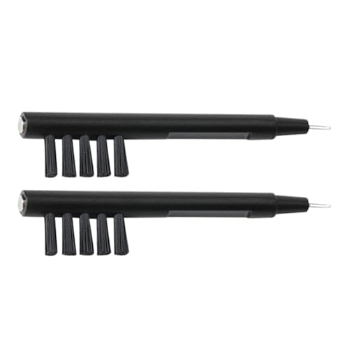 Hearing Aid Cleaning Brush with Wax Loop and Magnet Hearing Aids Cleaning Tools for BTE, ITC or ITE (2 PCS)