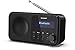 Produktbild SHARP DR-P420(BK) Tokyo Tragbares Digitalradio  Bluetooth 5.0, DAB+/FM, kompakt, USB-/Batteriebetrieb, Dual-Alarm, 40 Speicherplätze, 3,5-mm-Kopfhöreranschluss  Mitternachtsschwarz