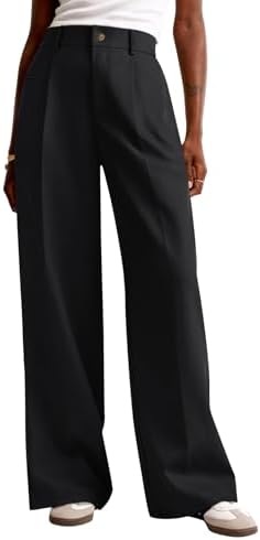 NIMIN Women Wide Leg Dress Pants High Waisted Business Casual Wor...