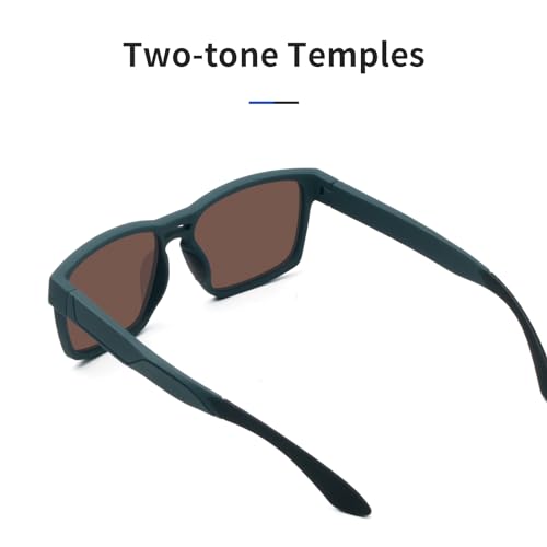 Image of Face Shadow Polarized Fishing Sunglasses for Men Lightweight Sun Glasses TR90 UV Protection for Driving Cycling Golf