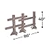 Fun Express Split Rail Fence Post Cardboard Cutout Stand-Ups Life Size - 2 Piece Set 86