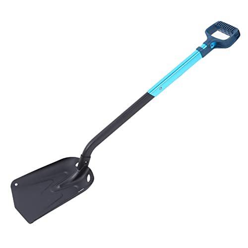 lvifloae Snow Shovel for Car Aluminium Alloy Outdoor Multifunction Long Handle Folding Snow Mud Shovel Aluminium Alloy for Climbing Camping Tool for Cars Snowmobiles Camping