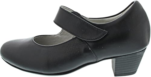 Waldläufer Hilaria escarpins noirs confortables pour marcher toute la journée