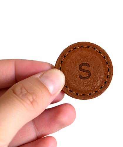 Northwind Supply Personalized Leather Golf Ball Markers (Set of 2) – Monogrammed Full Grain Genuine Leather, Handmade in USA – Custom Golf Accessories for Men, Durable Gift for Golfers (S)