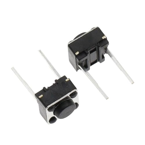 Micro interrupteur tactile 6x6x4.3mm 2 broches DIP2 SMD en cuivre