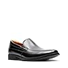 Clarks Men's Tilden Free Loafers, Black Leather, 8.5 UK Wide #4