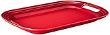 Le Creuset Stoneware Oval Serving Platter, 16.25', Cerise