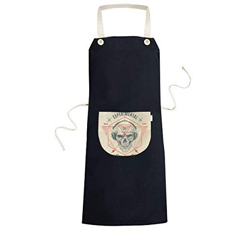 Diythinker Indian Skeleton Sacrifice Totem Tattoo Apron Bib Sarong Cooking Baking Kitchen Pocket Pinafore #TOP9