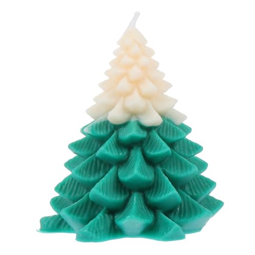 NULYLU 1pc Christmas Tree Shaped Candle Scented Decorative Candle for Holiday Parties Weddings Anniversaries Create Romantic Atmosphere Unique Xmas Vibe Xmas