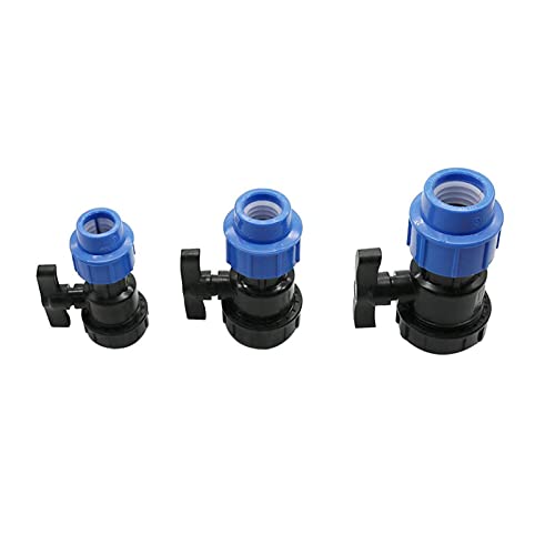 Vanne d'arrêt d'eau DN25 avec raccord rapide étanche pour tuyau d'irrigation PE - 7