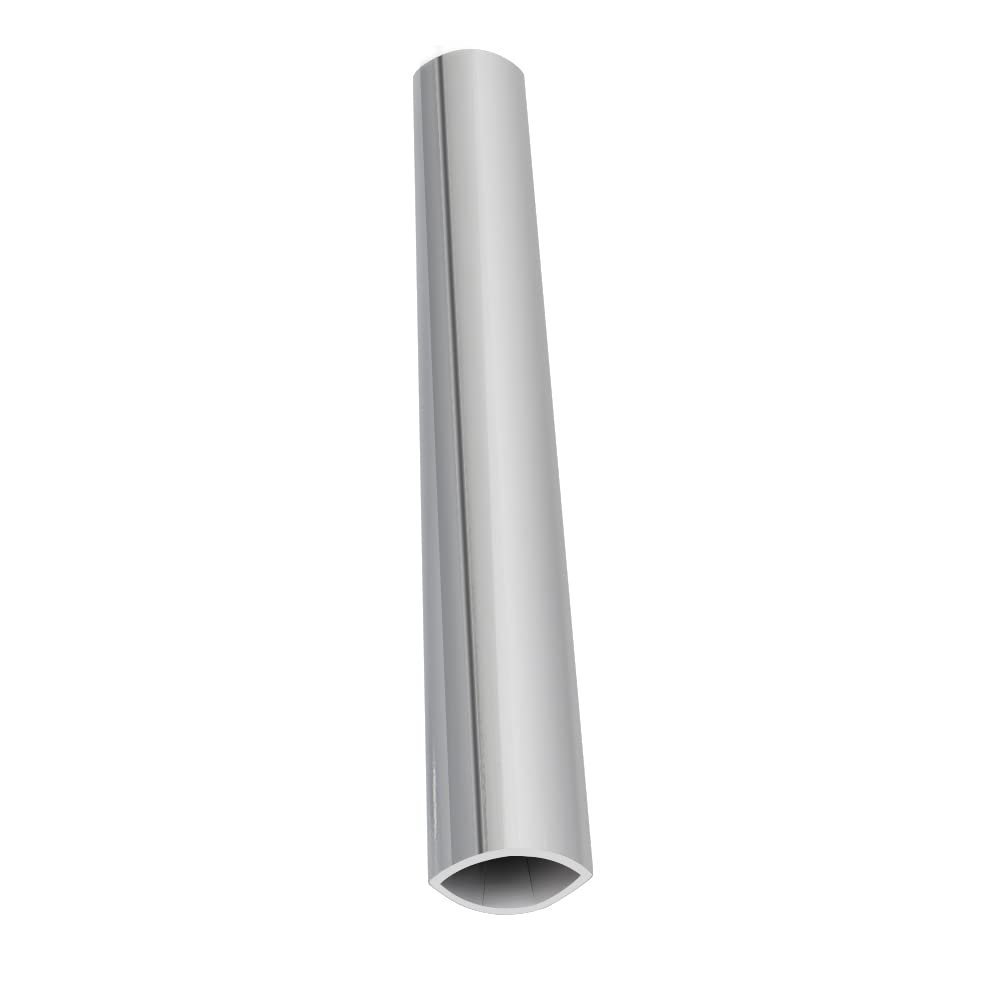 Aquariss 22mm Plastic Quadrant Trim for 10mm PVC Bathroom Cladding Silver — image 1