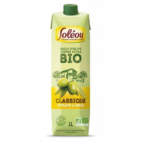 Soléou bio oliwa z oliwek, klasyczna, 1 l, 2 sztuki