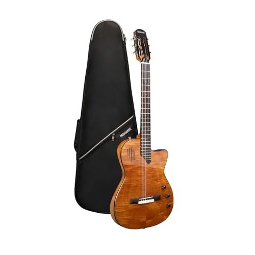 WishMade Acoustic Electric Classical Guitar Nylon String Hollow-Body NAT