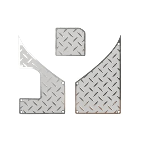 Feuille décorative argentée RGT LC71 EX86020 en acier inoxydable pour tank RC