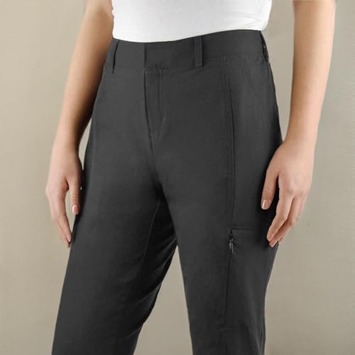 Kirkland Signature Ladies Ankle Length Travel Pant (4, Steel Grey)4