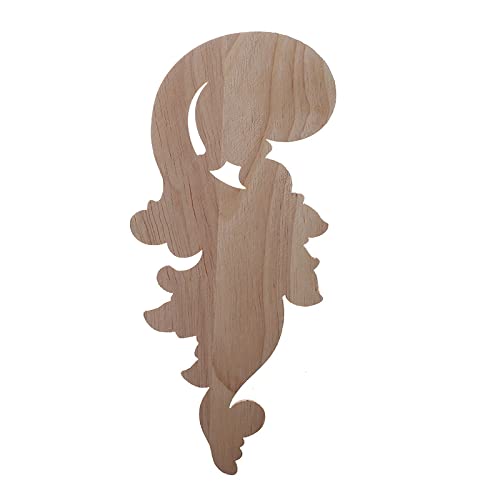 Onlay tallado de madera ARKERO corona exquisita para decoración de muebles 5